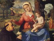 Andrea Previtali, The Virgin and Child with a Donor